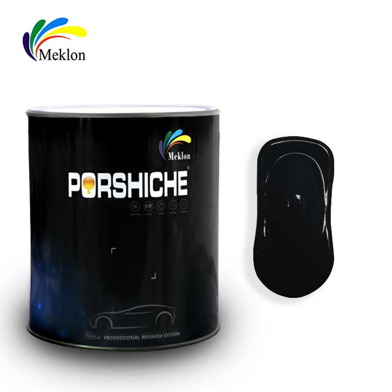 Supplier High Gloss Pure Black 1K Solid Color Basecoat Car Paint