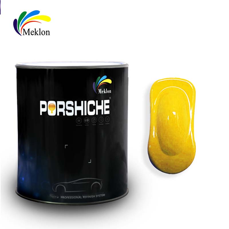 1K Yellow Pearl Colour Basecoat Car Paint for Auto Coating Bulk Sale
