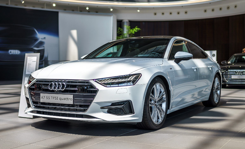 PavCarPaint Audi LS9R Glacier White Finished car paint