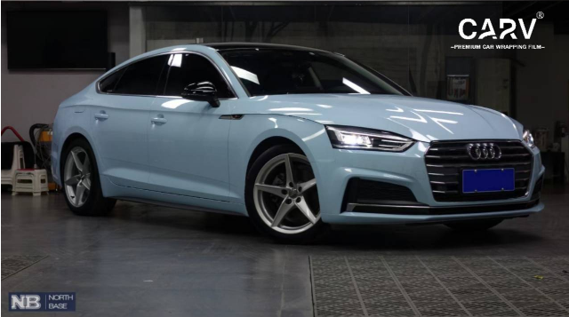 PavCarPaint Audi LX5D Glacier Blue Finished car paint