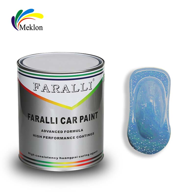 1K Frost Snow Blue Pearl Primer Car Refinish Paint Not Sticky Dust Not Clay