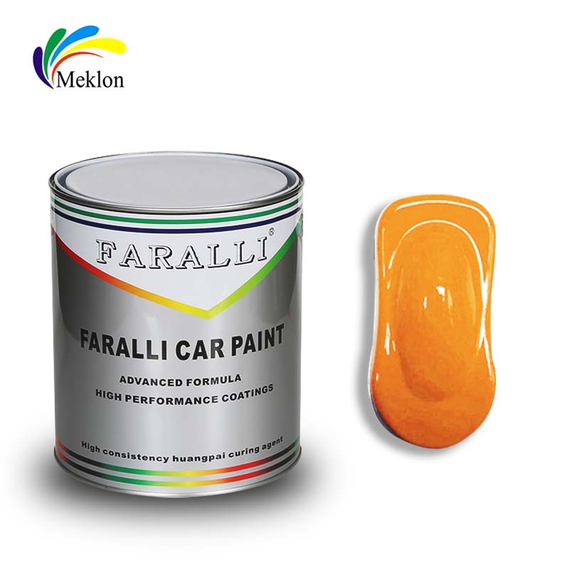 PavCarPaint company auto paint wholesale low price 1K clear iron yellow