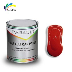 transparent  red car paint