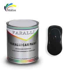 through black car paint