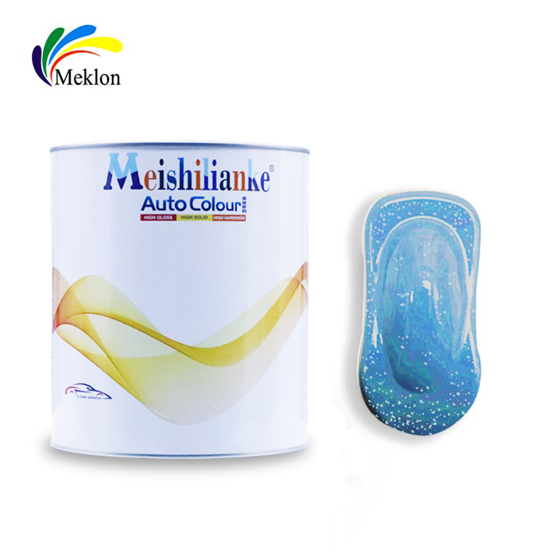 1K solid primer color mother bright frost snow blue automobile paint