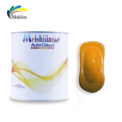 medium yellow car paint