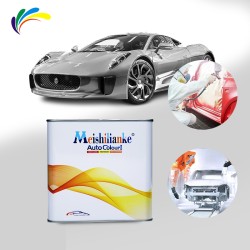 Fine White silver car paint