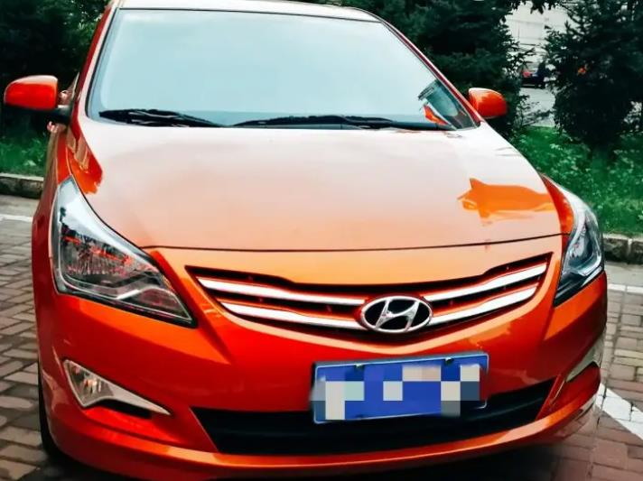 FAW Beijing Hyundai R9A Vitality Orange Finished Car Paint