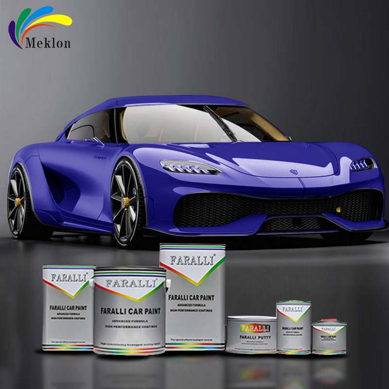 Standard blue automobile fresh paint wholesale